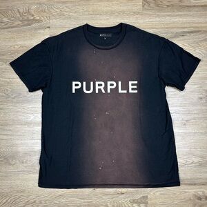 Purple Brand Textured Tie Dye T-Shirt